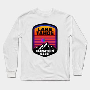 Ski Lake Tahoe California Nevada Skiing Long Sleeve T-Shirt